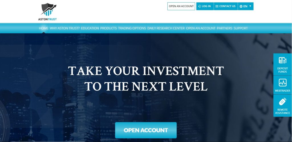 Astontrust.com : Une arnaque basée sur le vide absolu