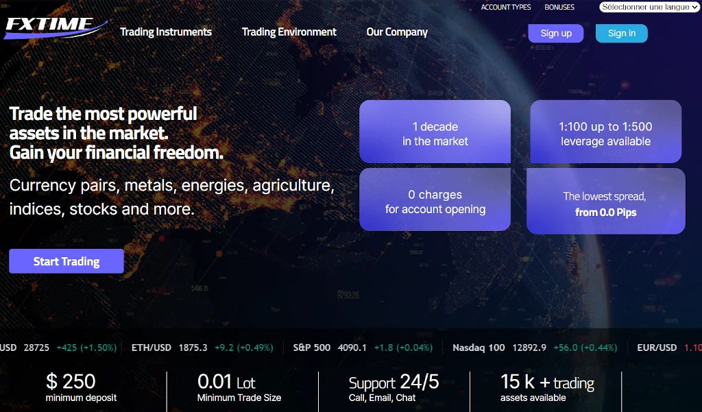 FXTime : arnaque ou site de trading sérieux ? | Broker Defense