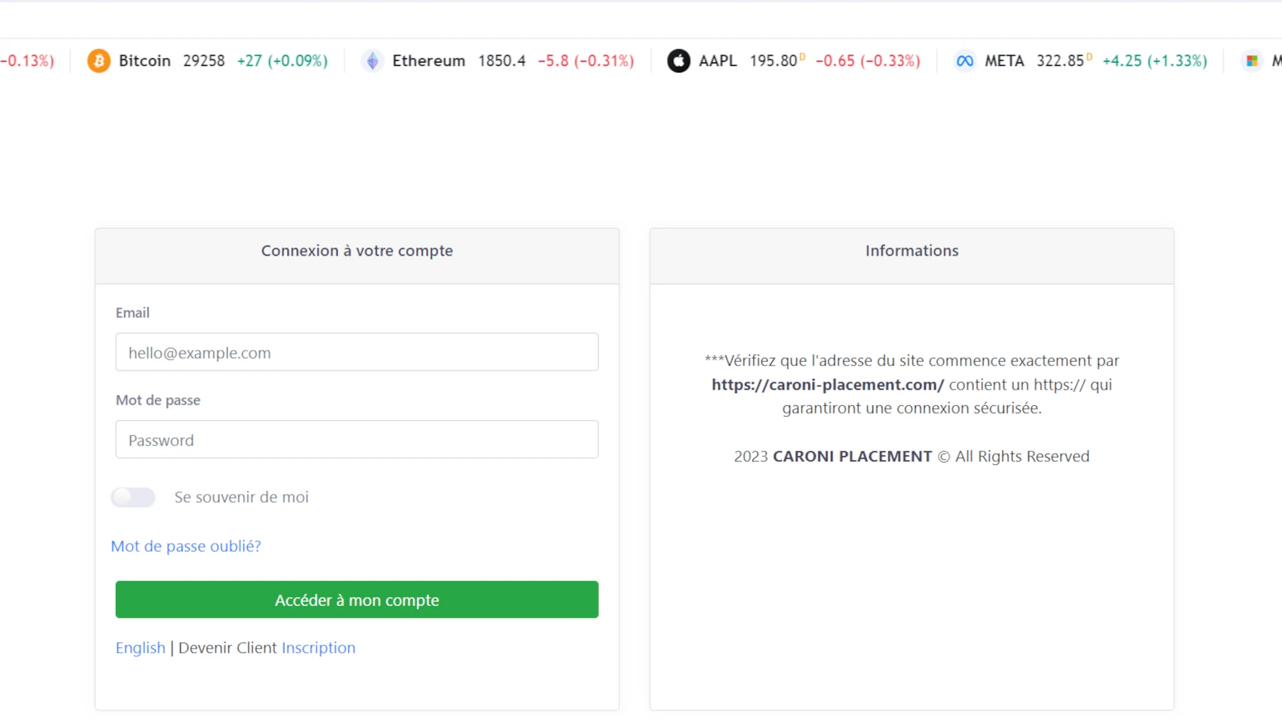 Caroni-placement, une usurpation regrettable