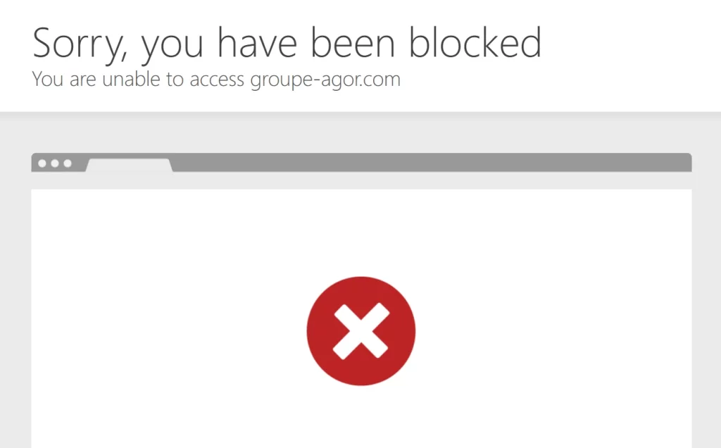 Accès verrouillé sur l'arnaque du Groupe Agor