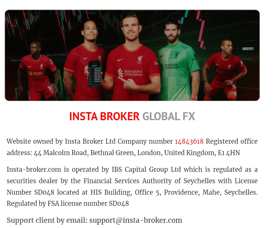 Insta Broker arnaque aux Seychelles ? Ou bien ailleurs ?