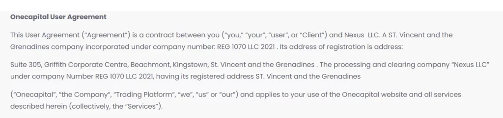 Domiciliation de complaisance aux caraïbes, OneCapital est une arnaque