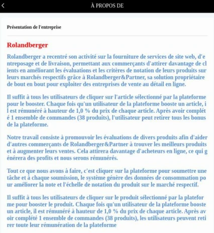 Roland Berger, usurpation d'identité en vue de réaliser une sombre escroquerie.