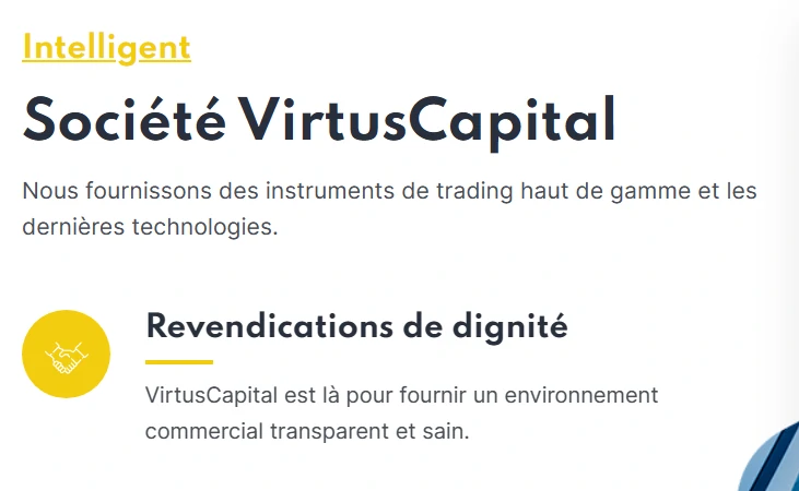 Virtus Capital faux courtier, fausses promesses