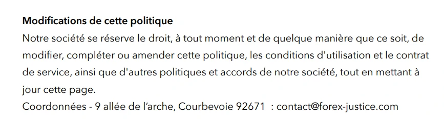 Et l'on découvrit que Forex Justice, arnaque notoire devint Broker Justice