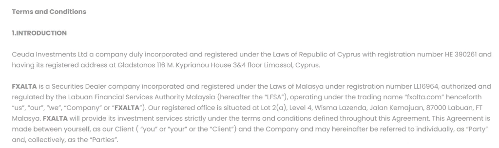 FXALTA, régulation ou pas régulation ? Voici le dilemme de l'escroquerie