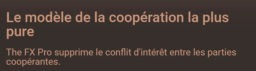 Thefxpro vante ses mérites fictifs mais reste une escroquerie