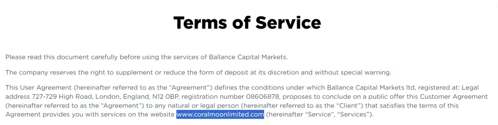 Ballance Capital, l'arnaque qui se balance elle même.