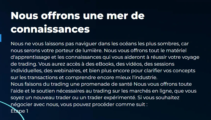 Capital ex Pro, option mer d'arnaques