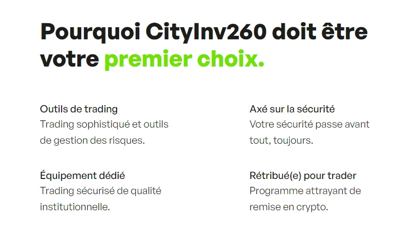 Cityinv260 arnaque de premier choix