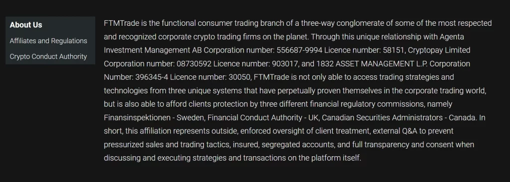 Chez FTM Trade, trop de régulation tue la régulation et crie Arnaque !