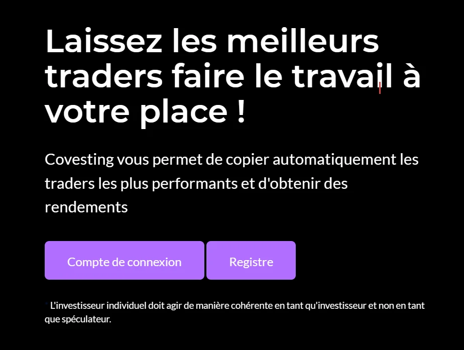 ConfidentialGlobalFX arnaque en ligne, alias Covesting