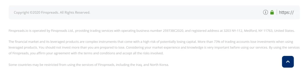 Finspreads arnaque bilocative aux Etats Unis