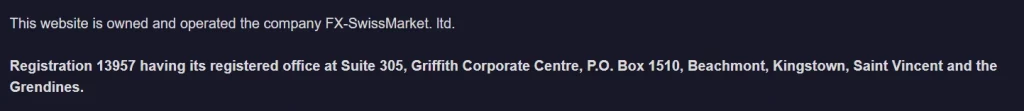 FX Swissmarket, une arnaque des antipodes