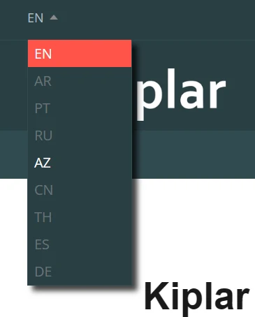 Kiplar et ses innombrables langues. Tout y passe, l'arnaque est le seul point commun.