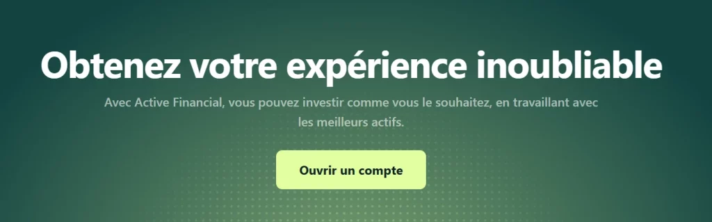 Active Financial est une arnaque aussi douteuse que louche