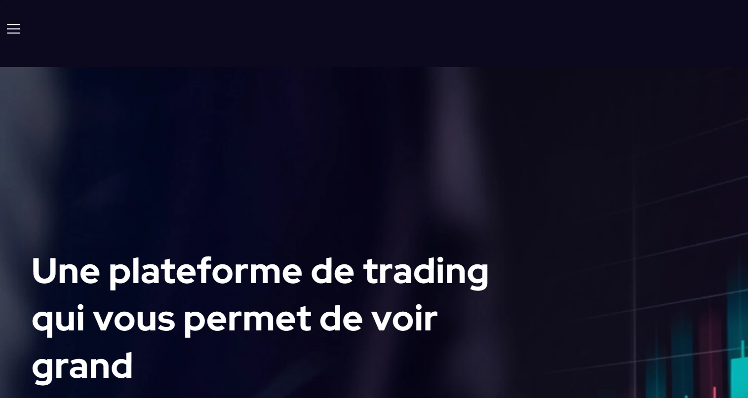 Interface d'Exopip soupçonnée d'être une arnaque financière.