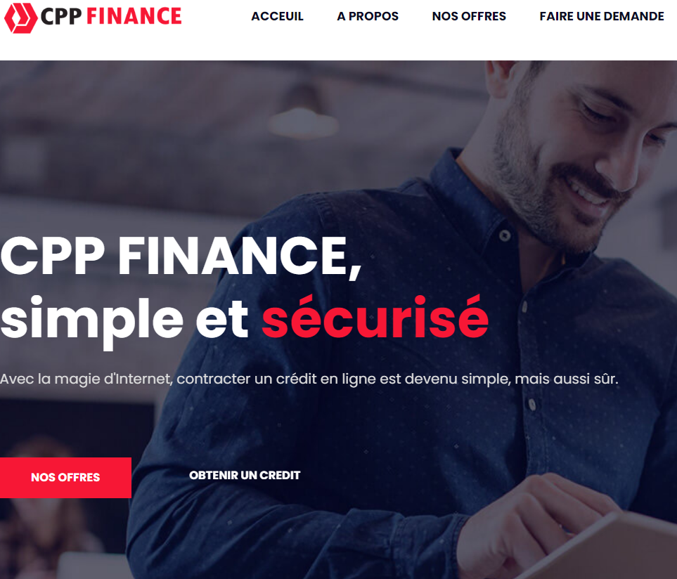 CPP Finance, symbole d'arnaque financière en ligne.