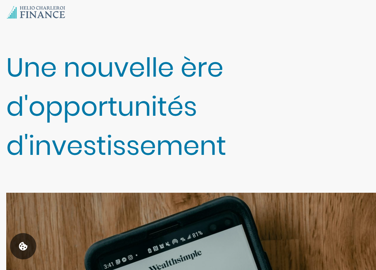 Illustration d'investissement non vérifiée sur Helio Charleroi Finance