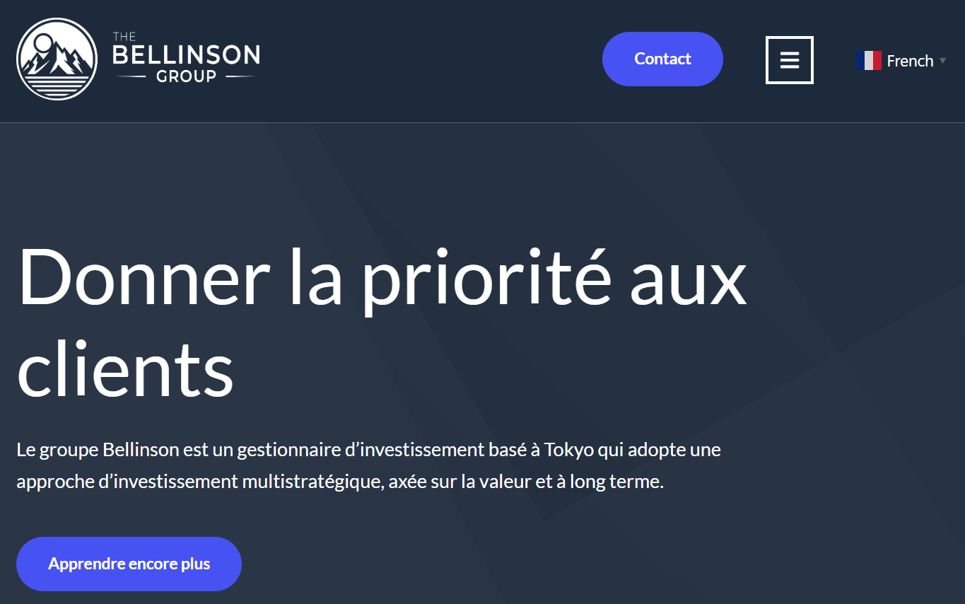 Bellinson Group – site listé par l’AMF comme frauduleux