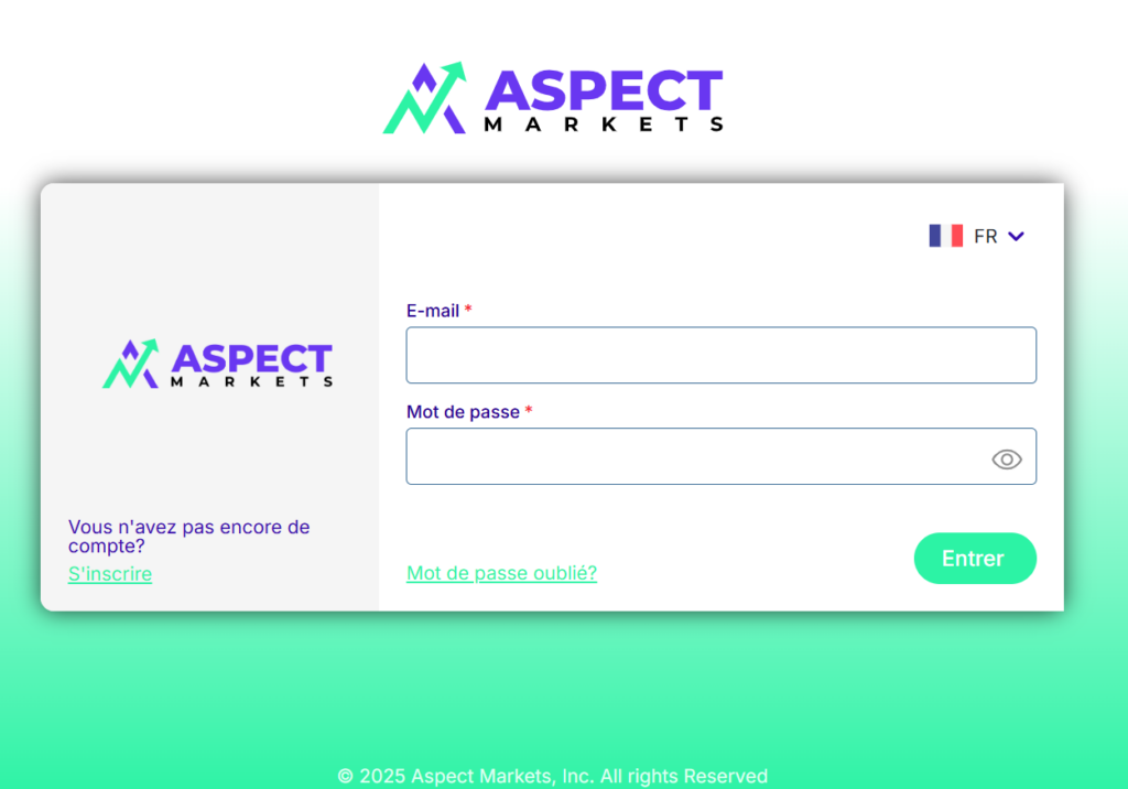 absence de régulation sur Aspect Markets