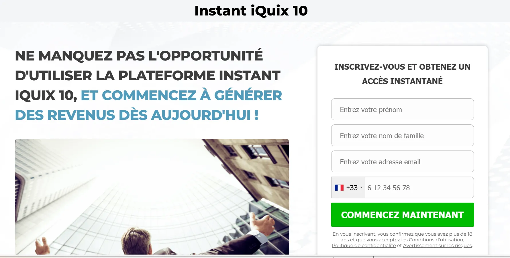 Instant iQuix 10 avis analyse