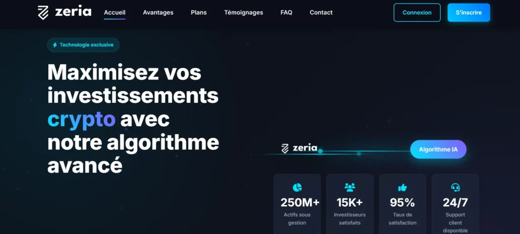 ZeriaFunding site crypto non régulé
