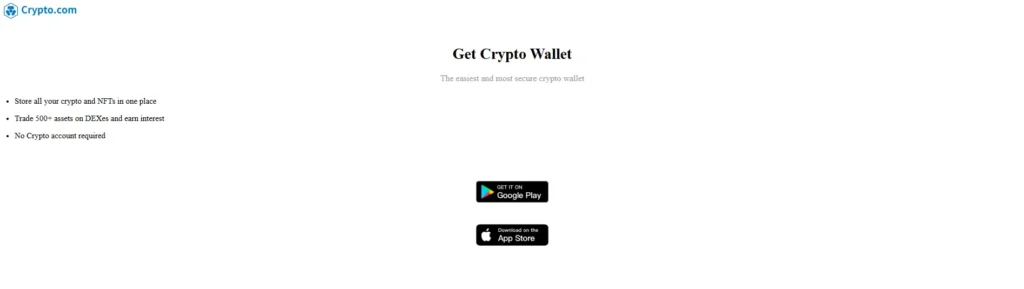 Page d'accueil du site superai7-onchain.top affichant un faux logo Crypto.com