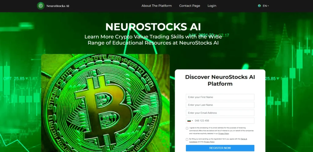 visuel marketing de NeuroStocks AI