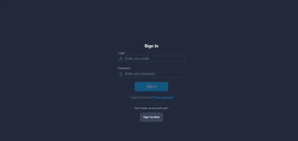Page de connexion elst.cc sans identité visuelle