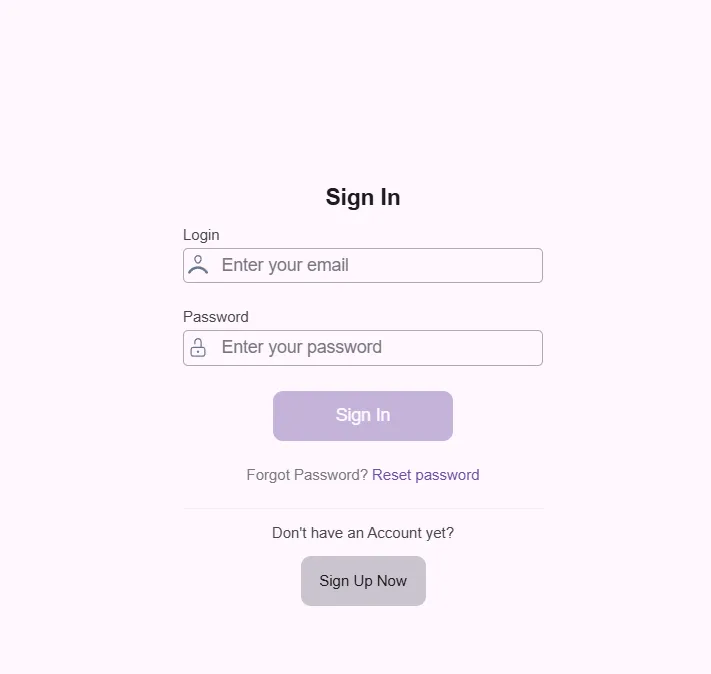 Page de connexion du site sd-i.cc