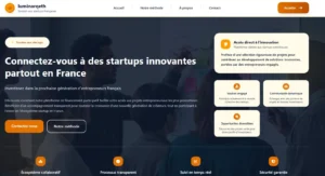 Page d'accueil du site Luminargeth