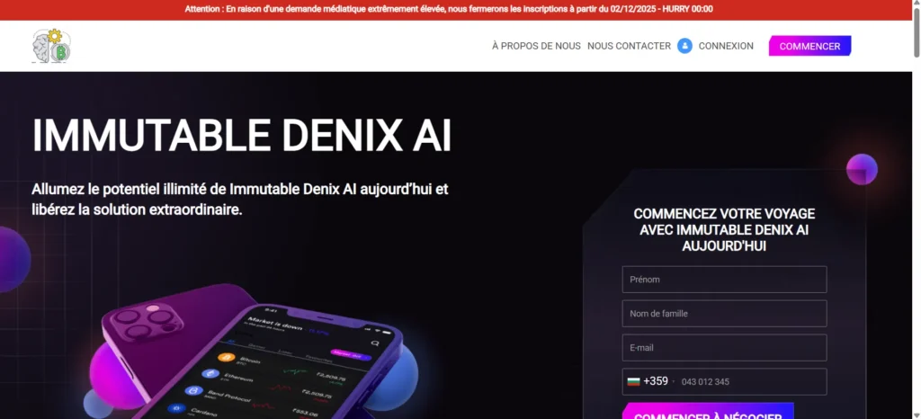 Immutable Denix, site révolutionnaire ou piège ?