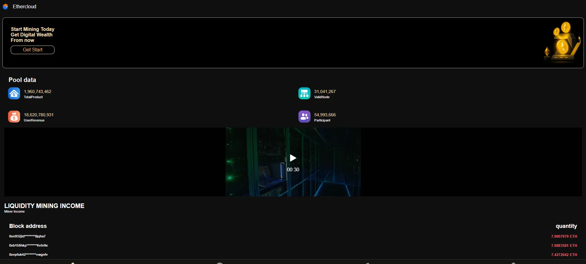 resupmeetup.net avis plateforme crypto mining interface