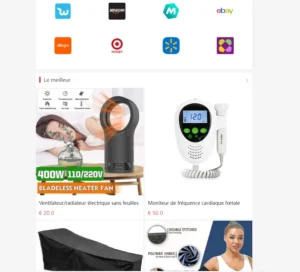 pmt111.com – capture de la page d’accueil du site de vente