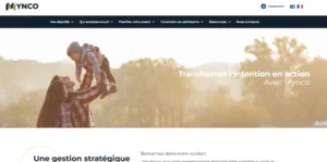 MYNCO – image de famille utilisée pour inspirer confiance sur un site de gestion de patrimoine