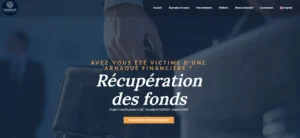Trust Recov - page d’accueil récupération des fond