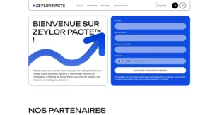 Zeylor Pacte™ -plateforme de trading fiable ou arnaque ? Analyse factuelle du site, des promesses, des images, de la régulation et des risques pour les investisseurs.