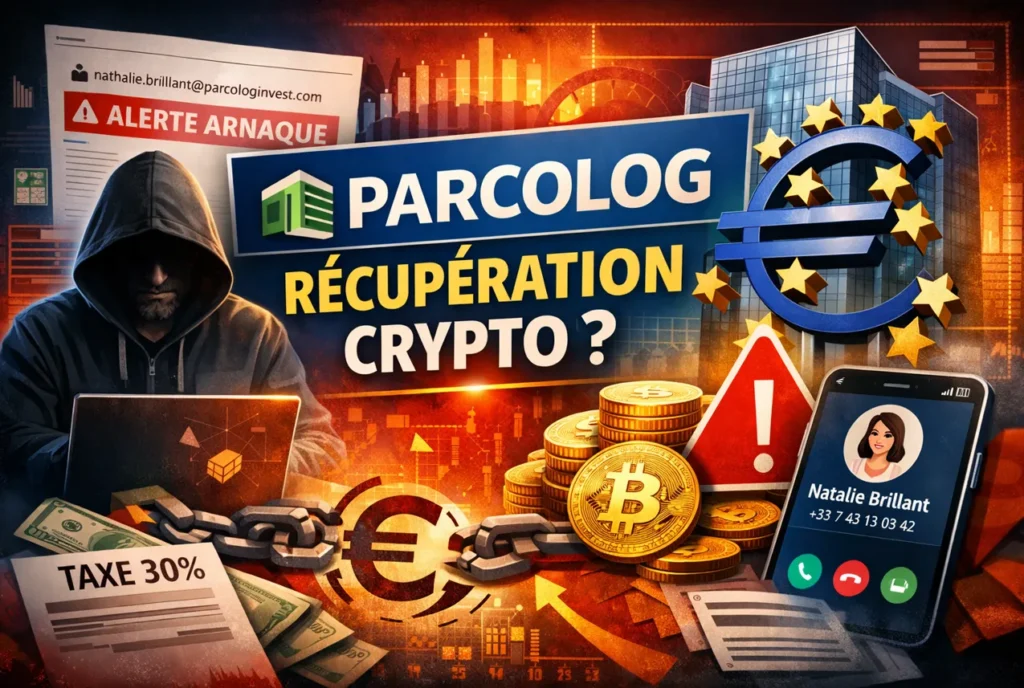 Alerte arnaque Parcolog récupération crypto avec faux conseiller et usurpation d’identité