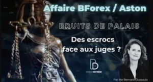 Plaidoirie au pénal dans le procès BForex Aston