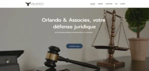 marteau de juge et balance de justice symbole cabinet juridique Orlando & Associés