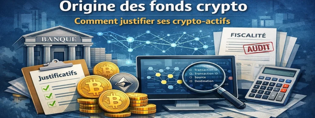Analyse blockchain pour justifier l’origine des fonds crypto auprès d’une banque ou de l’administration fiscale