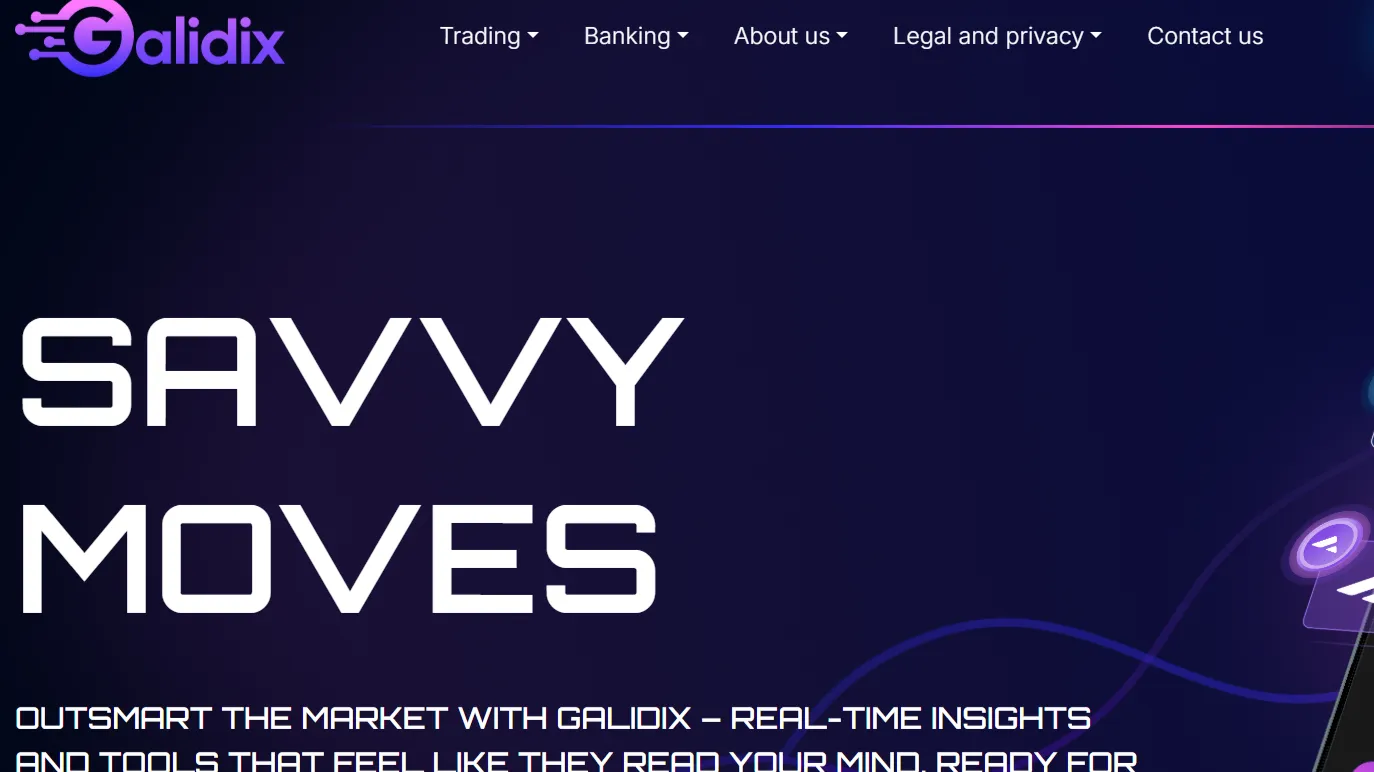 Galidix – plateforme de trading crypto arnaque