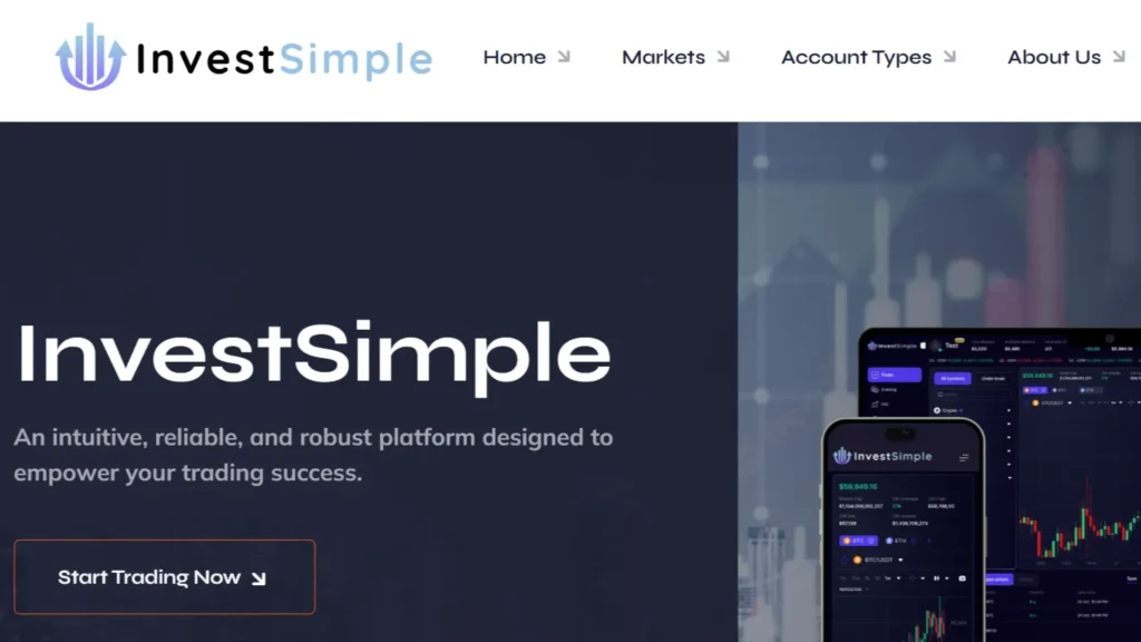 Conditions générales InvestSimple mentionnant le domaine prof-investment.com — preuve de copier-coller frauduleux