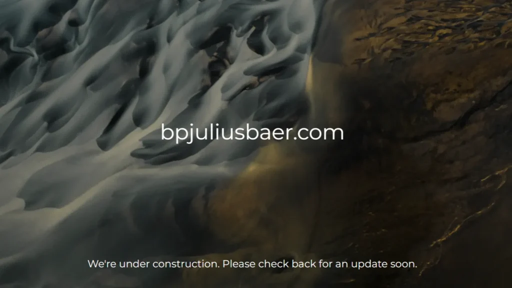 alerte à la fraude financière concernant bpjuliusbaer