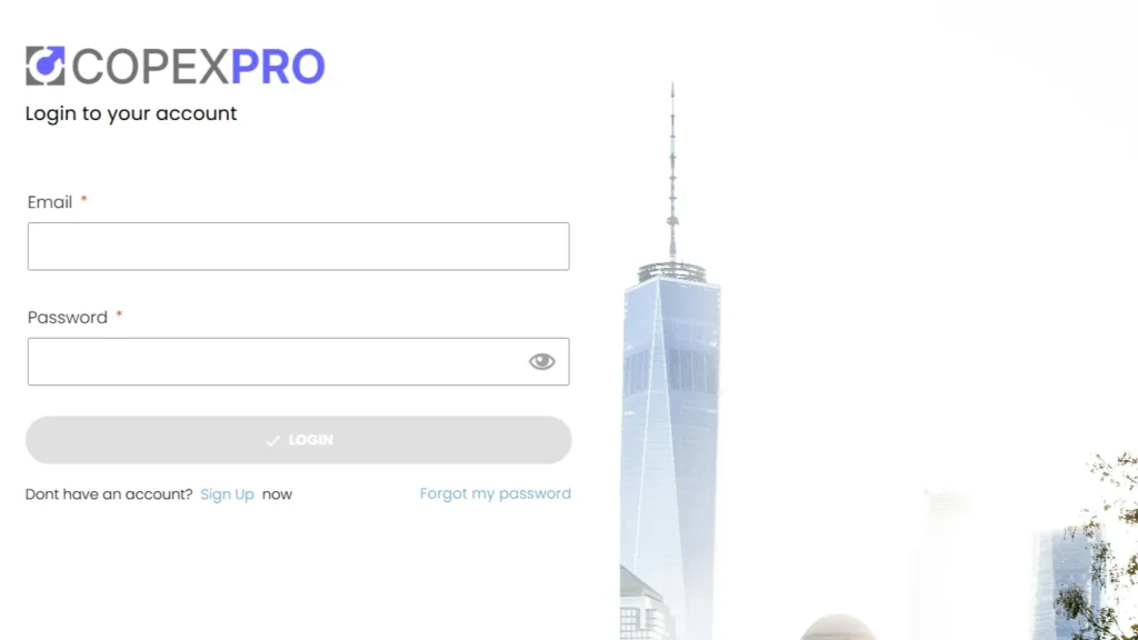 Copexpro.com — absence de régulation et infrastructure suspecte